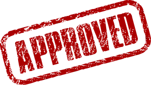 Approved sign - reputable and cheap movers in South Florida need to be approved.