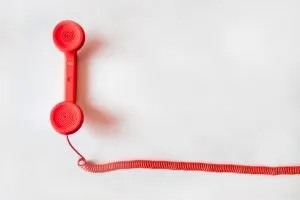 A red phone - communication is important with Hialeah movers.