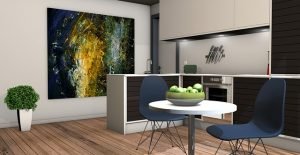 3D kitchen design for apartments