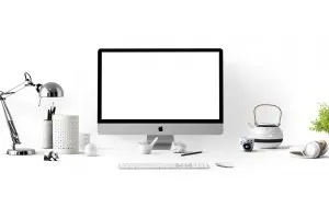 A blank screen PC - make sure everything is working before you donate office equipment.