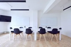 A meeting room.