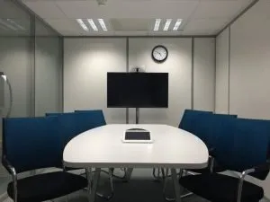 Conference room with a flat screen TV