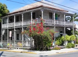 Old wood house in Key West