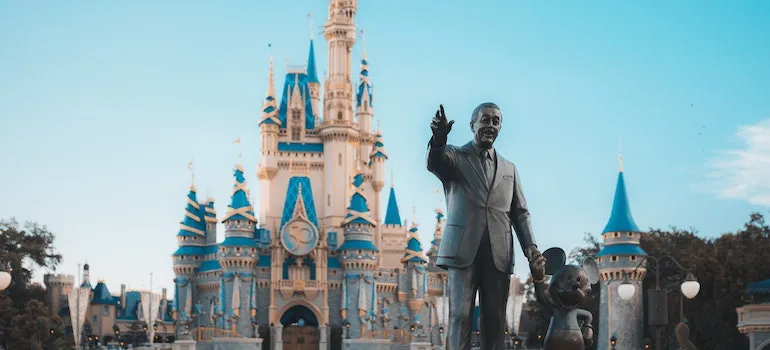 Disney World Castle and Statue